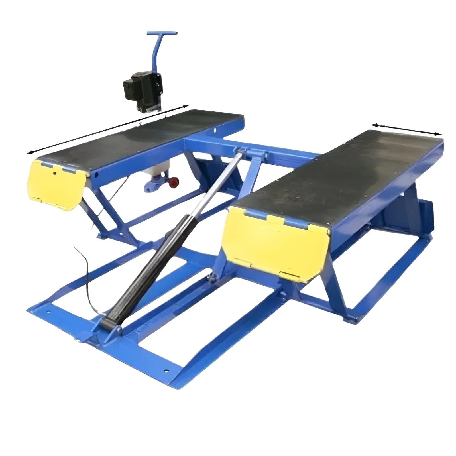 Atlas LR06 Portable Low Rise Scissor Lift with 6,000 lb Capacity and 110V Operation