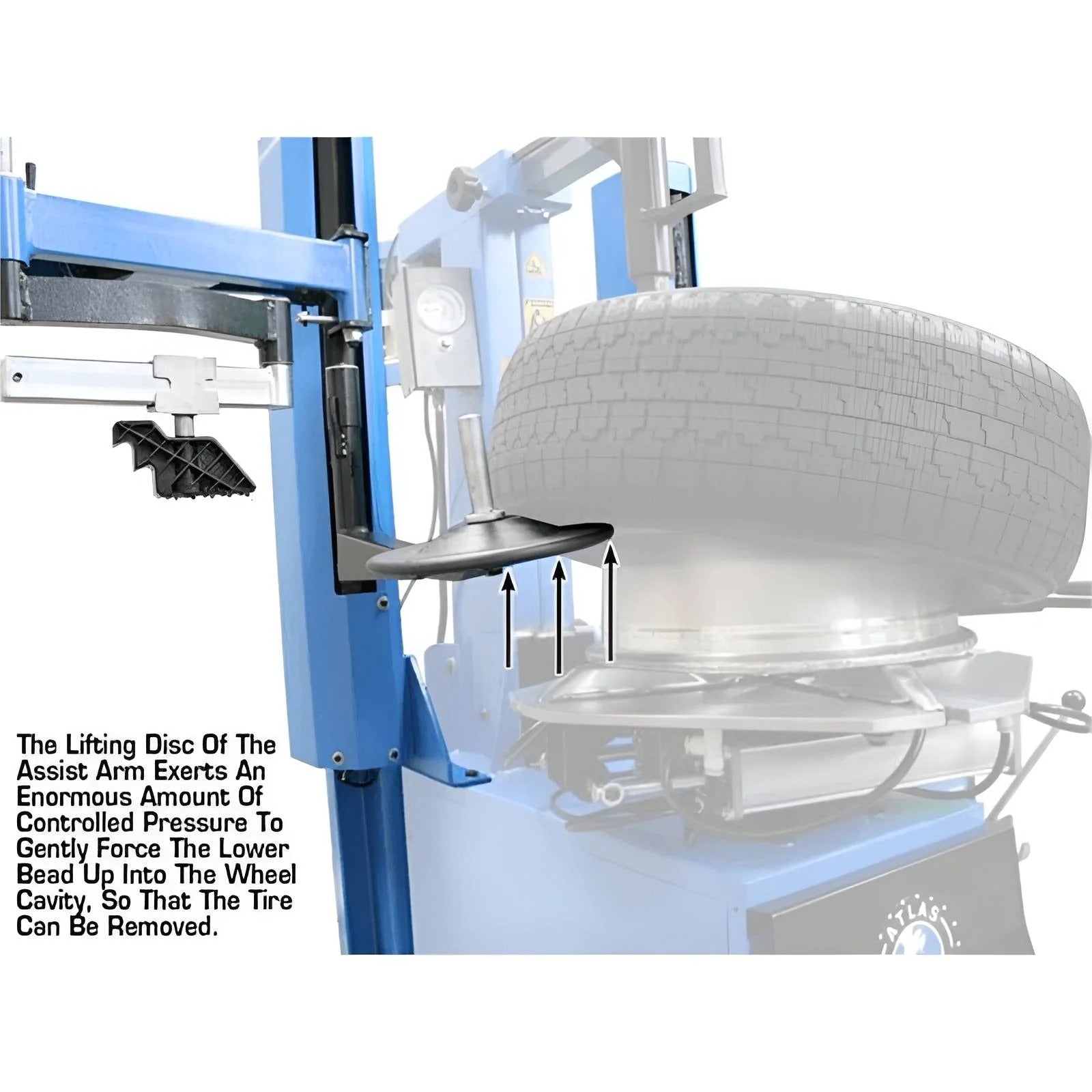 Atlas 700 Series Dual Assist Arms for Tire Changer