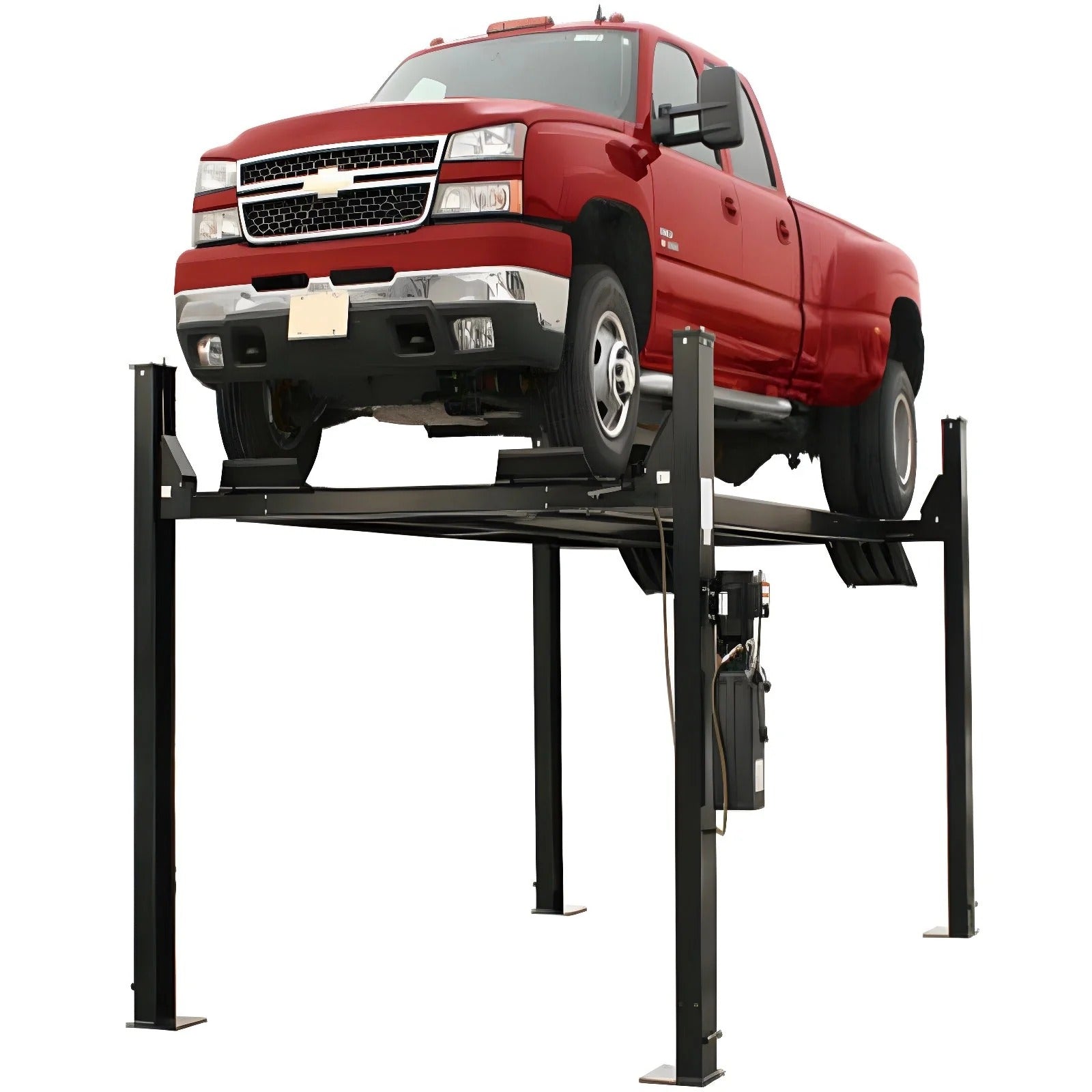 Atlas PRO9000 4-Post Vehicle Lift with RJ6 Rolling Bridge Jacks Combo