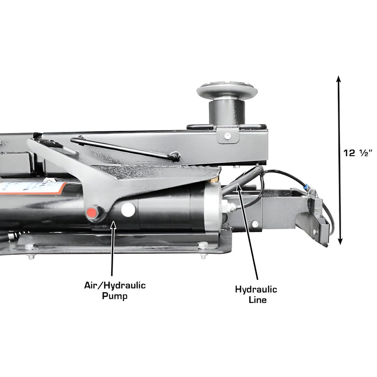 Atlas Platinum RJ7000 7,000 lb ALI Certified Air/Hydraulic Rolling Bridge Jack – Commercial Grade Wheel Service Jack