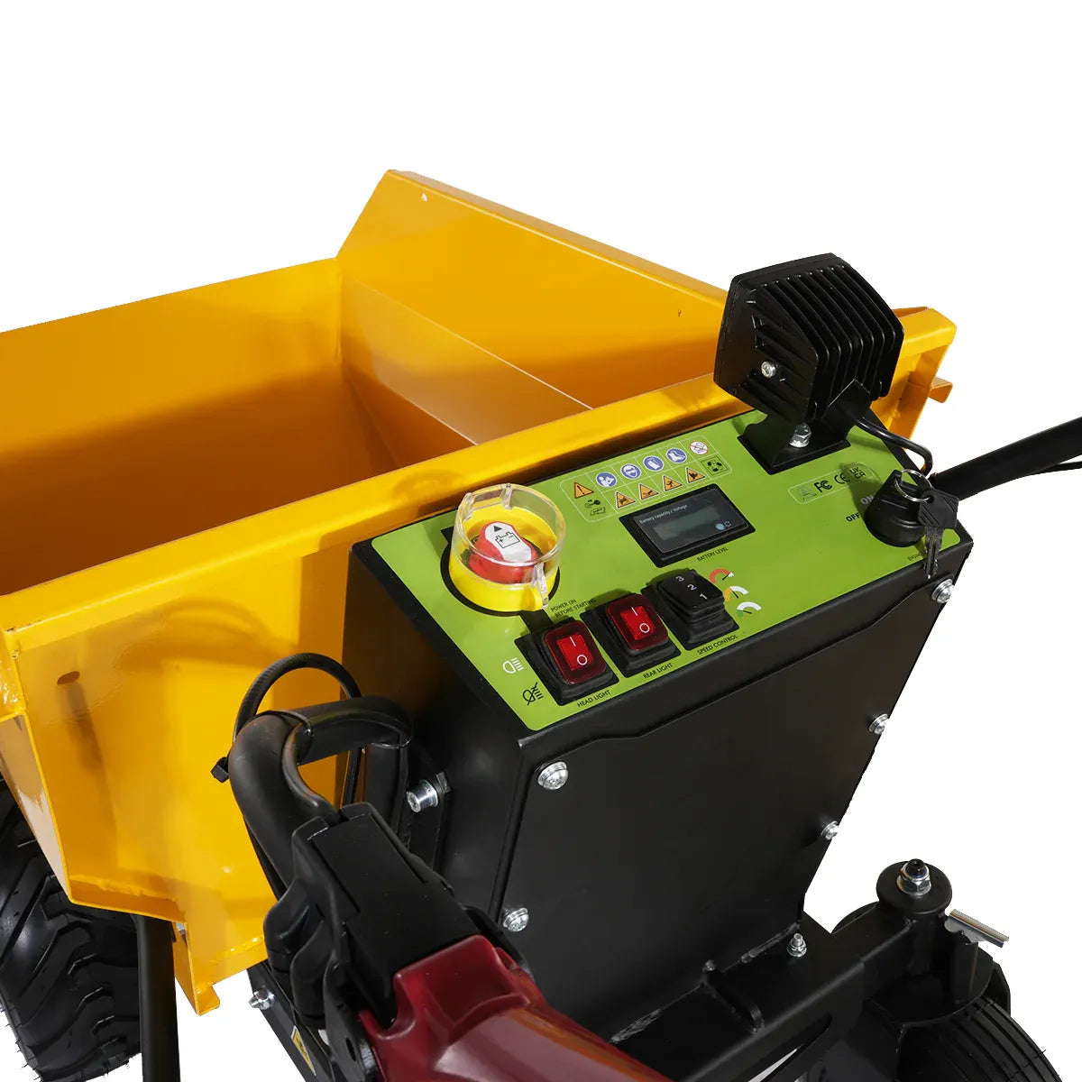 MechMaxx 1100 lb Battery Powered Electric Mini Dumper with 1000W 48V Brushless Motor, Model E50