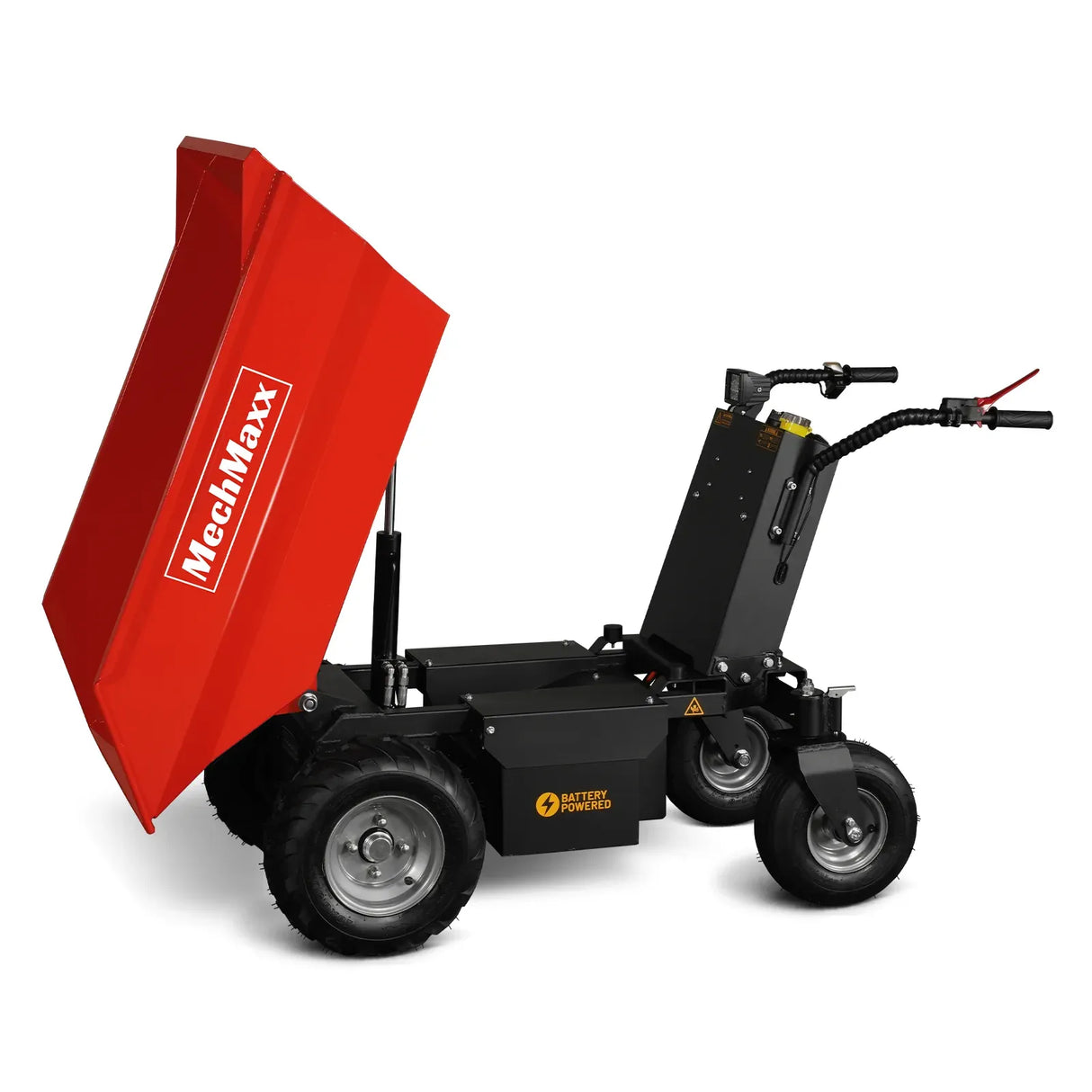 MechMaxx 1100 lb 48V 1000W DC Motor Hydraulic Dump Cart Mini Dumper, Model EH50