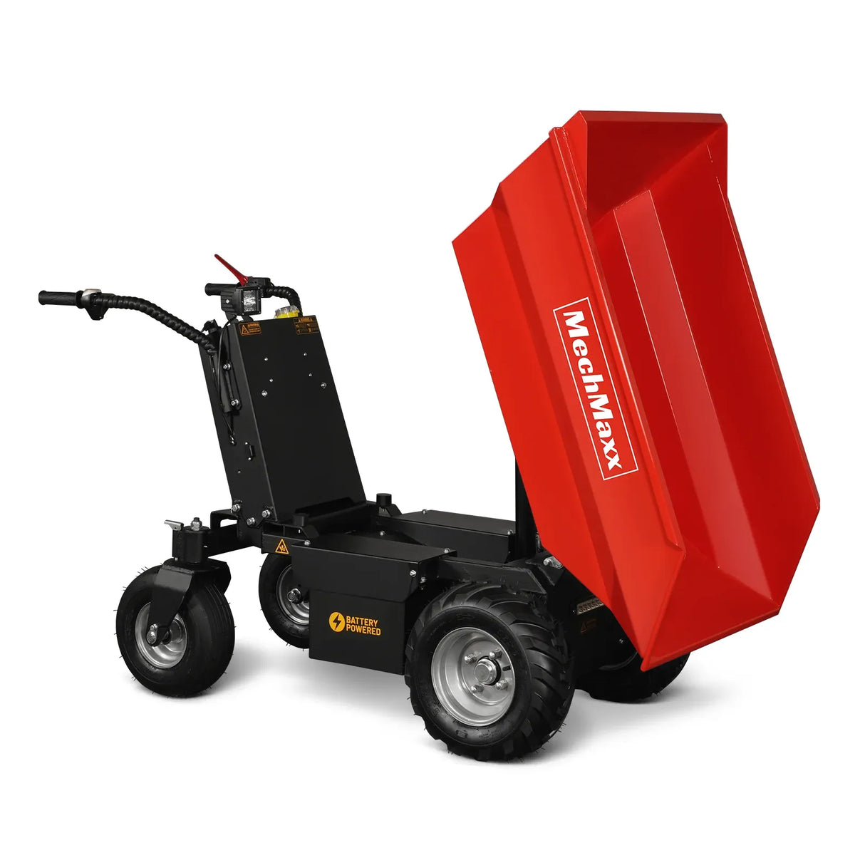 MechMaxx 1100 lb 48V 1000W DC Motor Hydraulic Dump Cart Mini Dumper, Model EH50