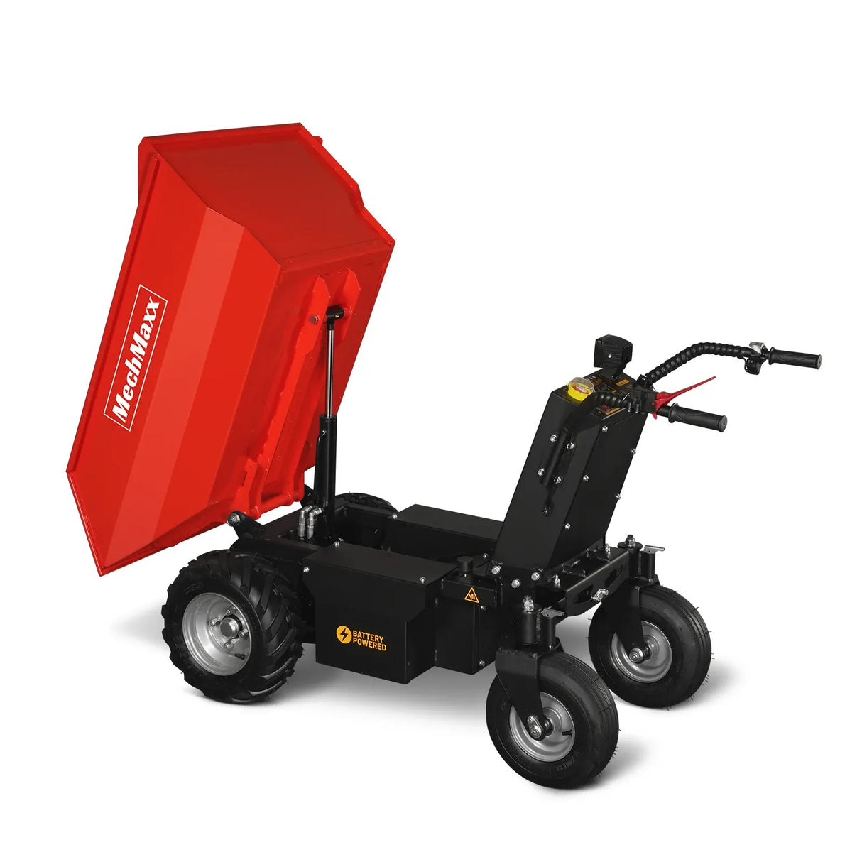 MechMaxx 1100 lb 48V 1000W DC Motor Hydraulic Dump Cart Mini Dumper, Model EH50