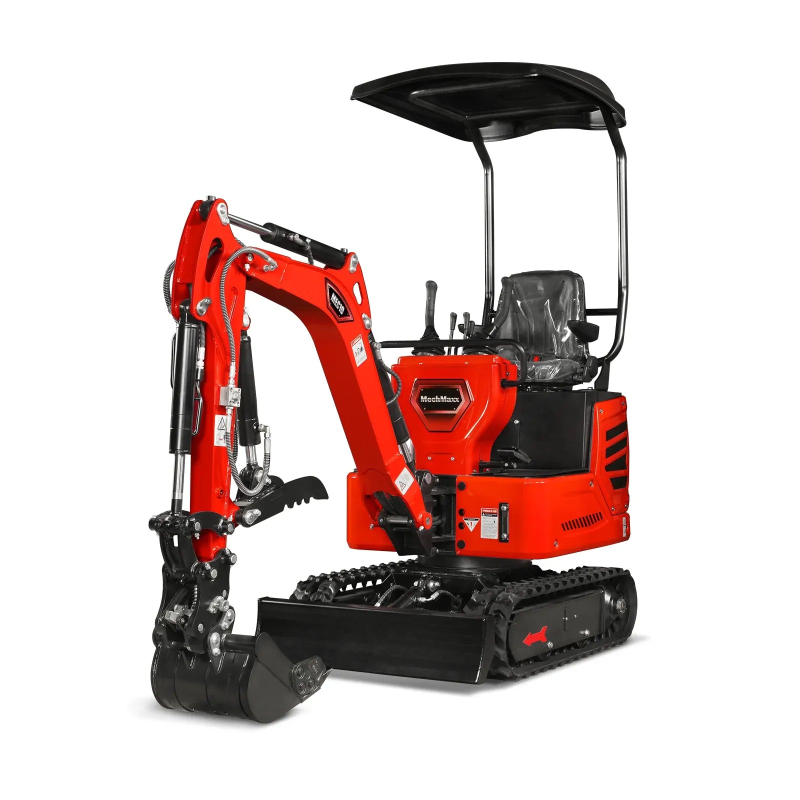MechMaxx Mini Compact Excavator with HONDA GX390 Engine, 65.7" Max Digging Depth, 2280 lb Operating Weight, Model MEC10