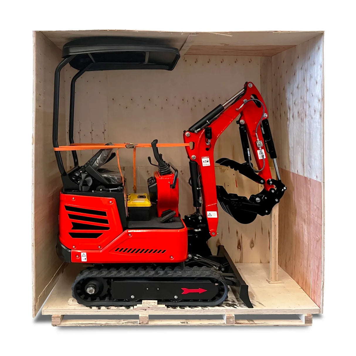 MechMaxx Mini Compact Excavator with HONDA GX390 Engine, 65.7" Max Digging Depth, 2280 lb Operating Weight, Model MEC10