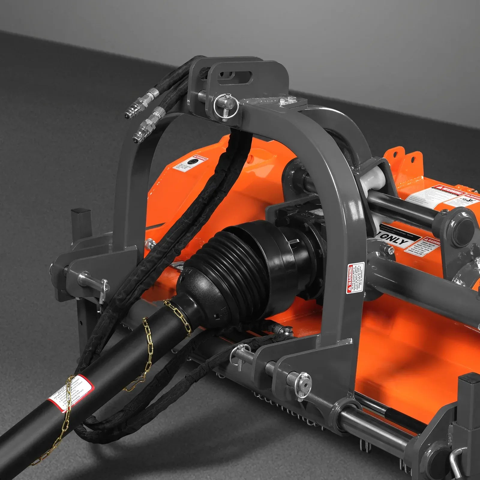 MechMaxx 63" Heavy Duty PTO Flail Mower with Hydraulic Side Shift, 3-Point Hitch, 50–75HP, Model KDK63H