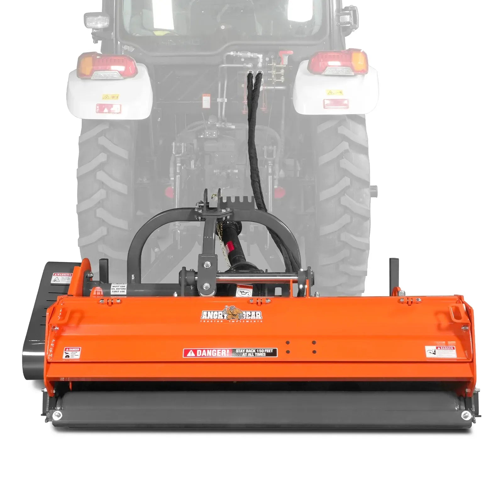 MechMaxx 63" Heavy Duty PTO Flail Mower with Hydraulic Side Shift, 3-Point Hitch, 50–75HP, Model KDK63H
