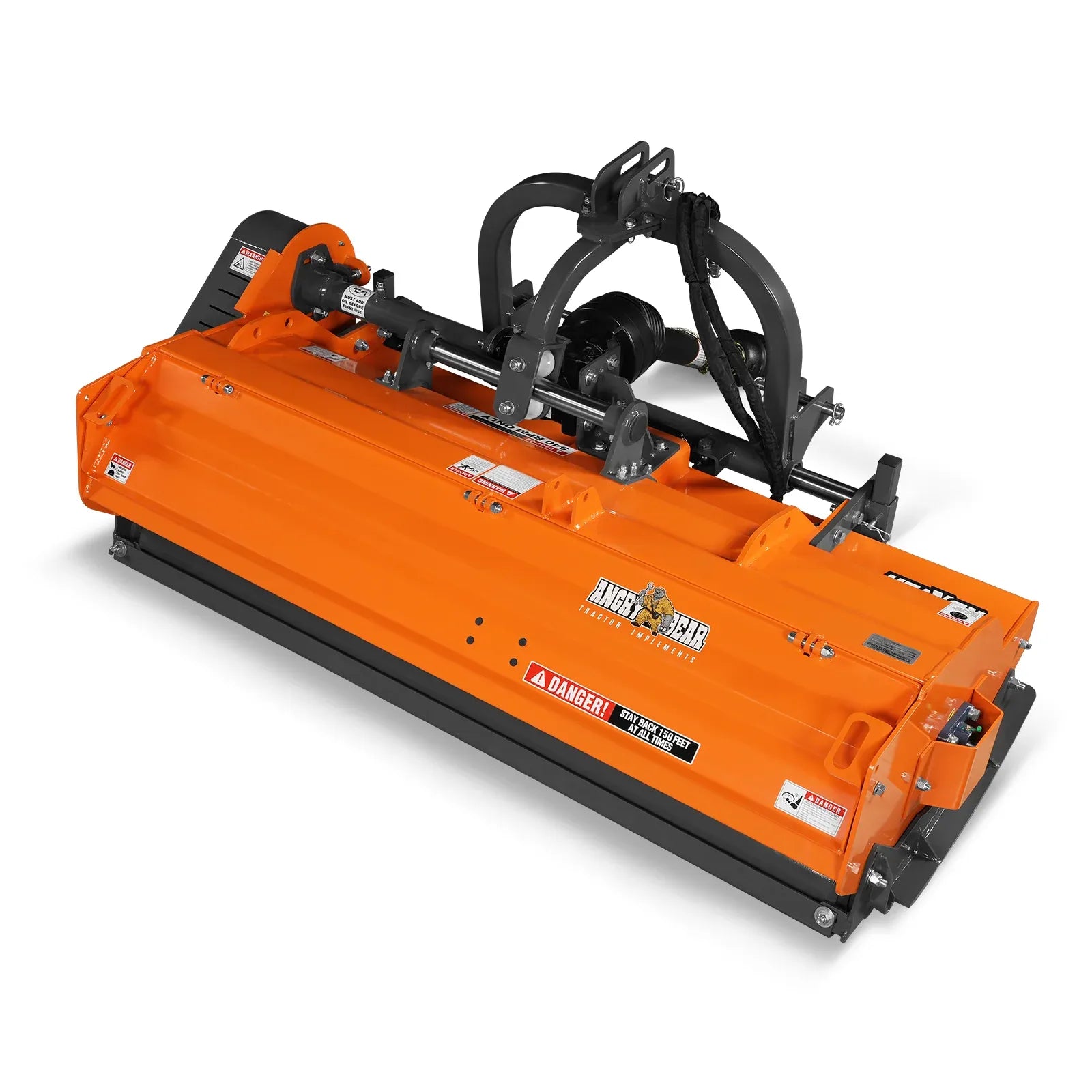 MechMaxx 72" Heavy Duty PTO Flail Mower with Hydraulic Side Shift, 3-Point Hitch, 50–75HP, Model KDK72H