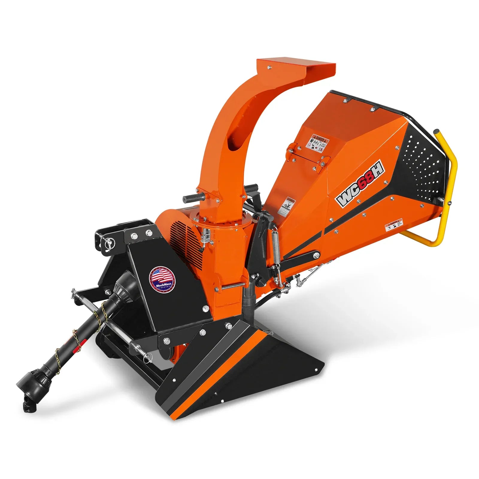 MechMaxx 6" Hydraulic Feeding PTO Wood Chipper for 20–50HP Tractors, Model WC68H