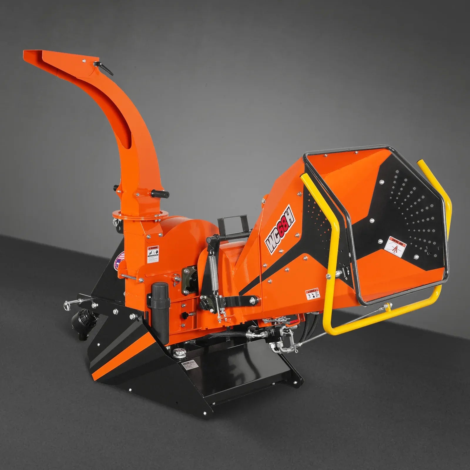 MechMaxx 6" Hydraulic Feeding PTO Wood Chipper for 20–50HP Tractors, Model WC68H