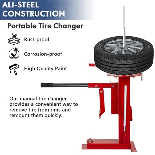 Katool Motorcycle, ATV, and Trailer Tire Changer for 9"-21" Wheels