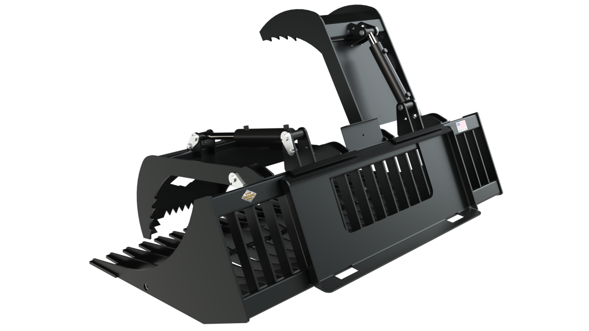 Top Dog Attachments 72 Inch Utility Grapple for Skid Steers and Tractors