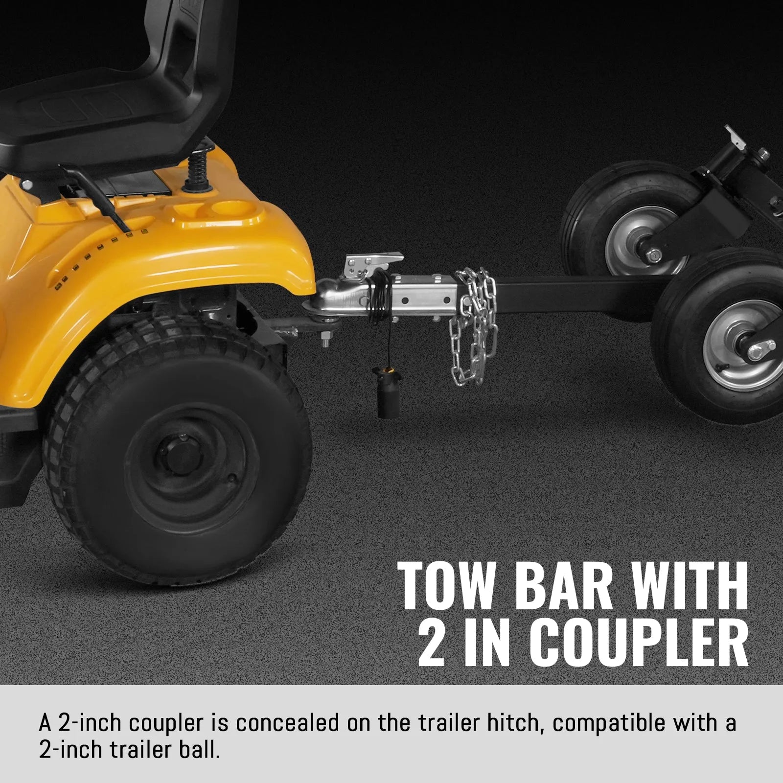 MechMaxx 8" 35HP 1000cc ZONSEN 4-Wheel Drum Wood Chipper with Taillight, Model B200