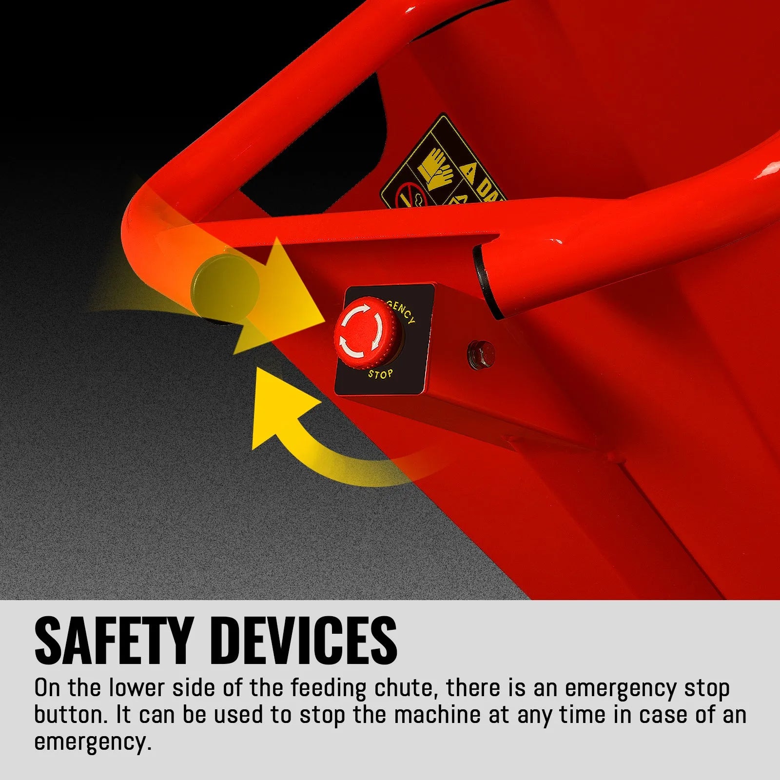 MechMaxx 4" HONDA GX200 Gas Powered Wood Chipper, Model GS650