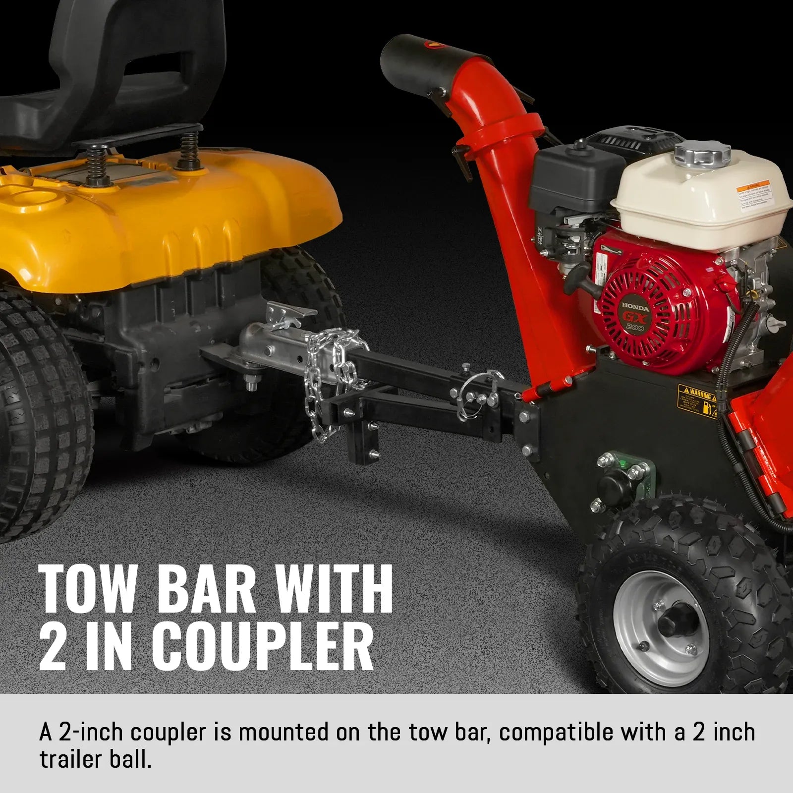 MechMaxx 4" HONDA GX200 Gas Powered Wood Chipper, Model GS650