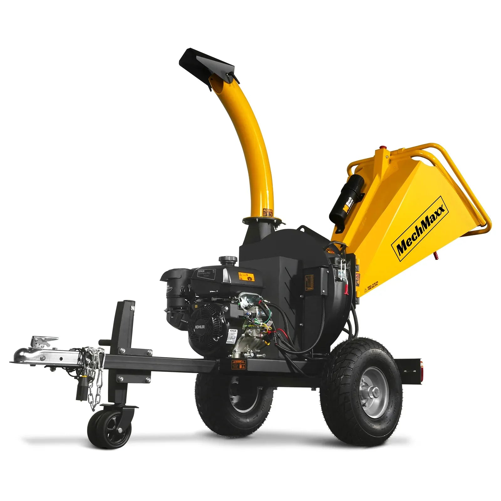 MechMaxx 5" 14HP 429cc KOHLER Disc Wood Chipper with Taillight, Model P4205