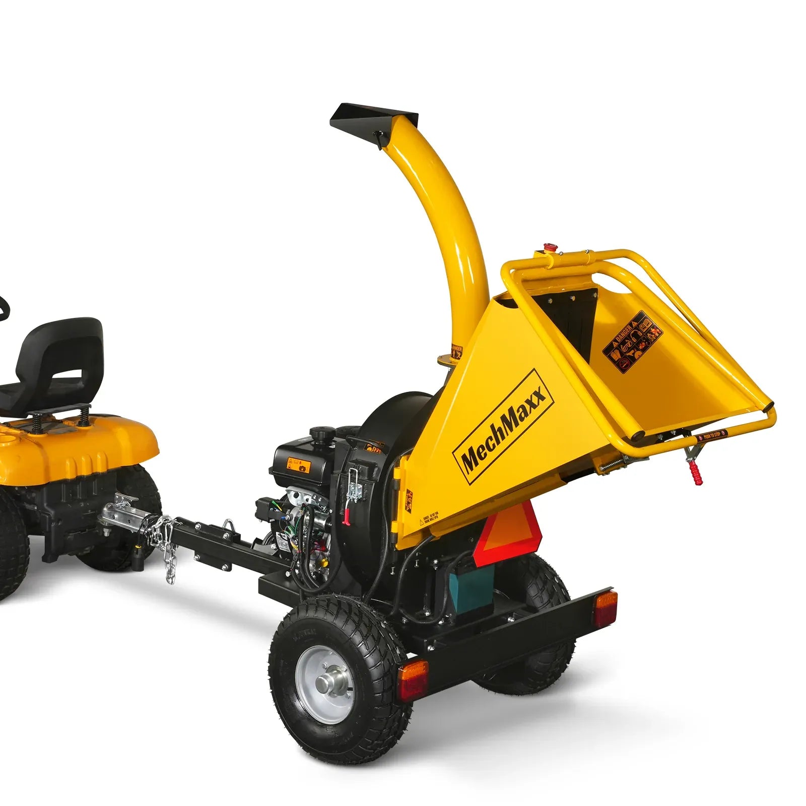 MechMaxx 5" 14HP 429cc KOHLER Disc Wood Chipper with Taillight, Model P4205