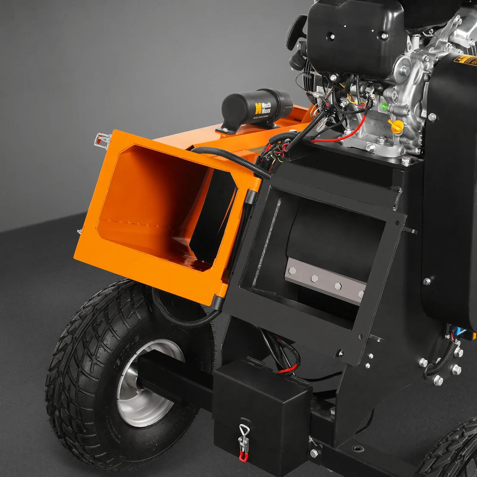 MechMaxx 6" 15HP 459cc ZONSEN E-Start Drum Wood Chipper, Model P4206