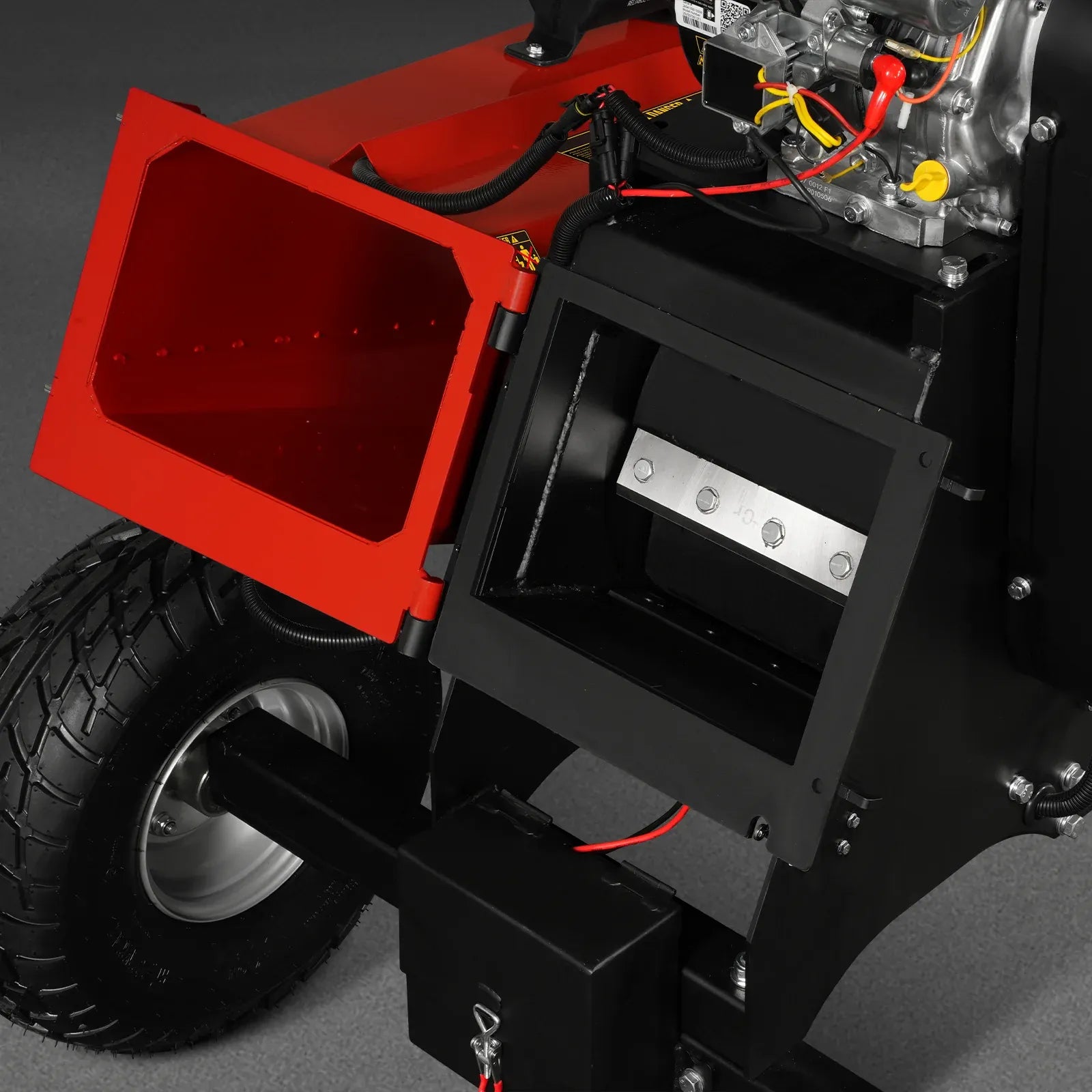 MechMaxx 6" 14HP 408cc VANGUARD E-Start Drum Wood Chipper, Model P4206