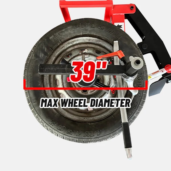 Katool KT-2002 Manual Bead Breaker Tire Changer for Home Garage Use