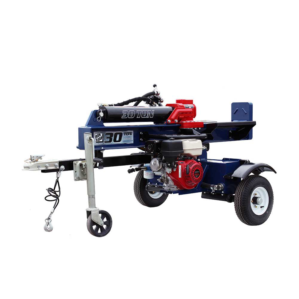 Iron & Oak BHVH3018GX 30-Ton Log Splitter Honda GX270 - White Background