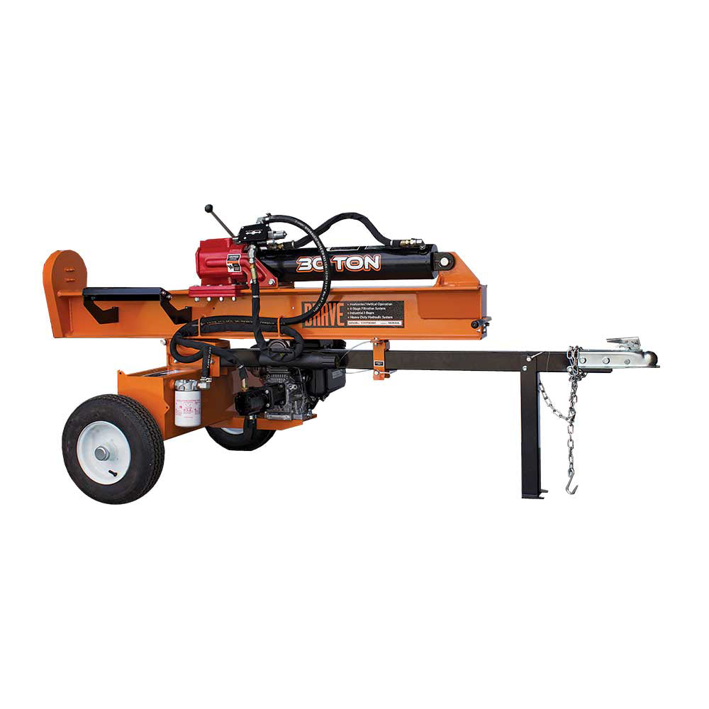 BRAVE Log Splitter, 30-Ton, Horizontal and Vertical, 3,500 PSI, Honda GC190, Model VH1730GC