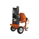 BravePro Concrete Mixer, 9 Cu. Ft. Steel Drum, Honda GX270, Model BRPCM109H
