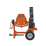 BravePro Concrete Mixer, 9 Cu. Ft. Steel Drum, Honda GX270, Model BRPCM109H