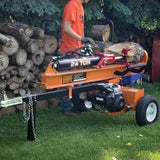 BRAVE Log Splitter, 24-Ton, Horizontal and Vertical, 3,500 PSI, Honda GC160, Model VH1724GC