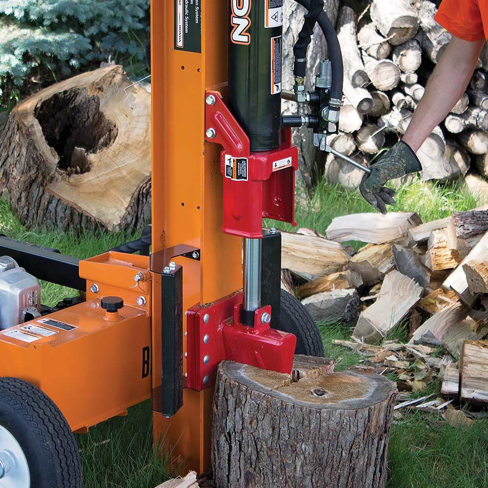 BRAVE Log Splitter, 30-Ton, Horizontal and Vertical, 3,500 PSI, Honda GC190, Model VH1730GC