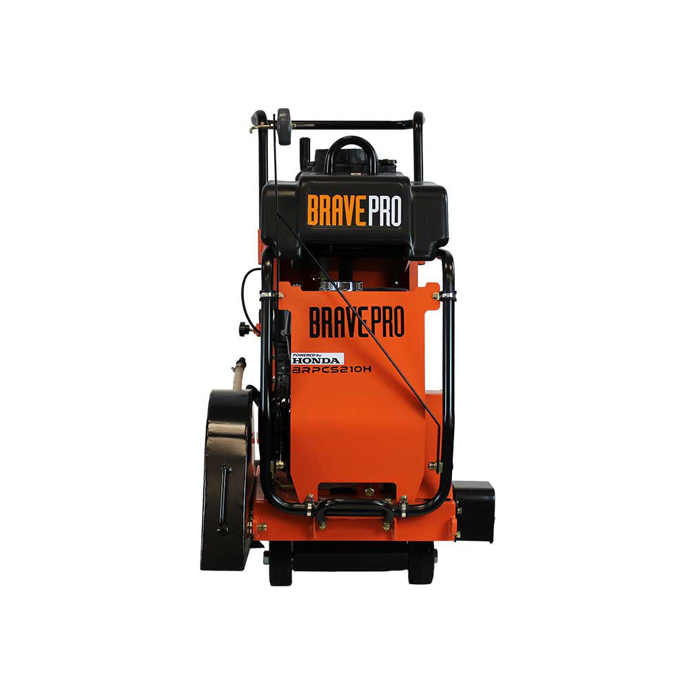 BravePro Concrete Floor Saw, 14 In. to 20 In. Blade, 7.2 In. Cutting Depth, Honda GX390, Model BRPCS210H