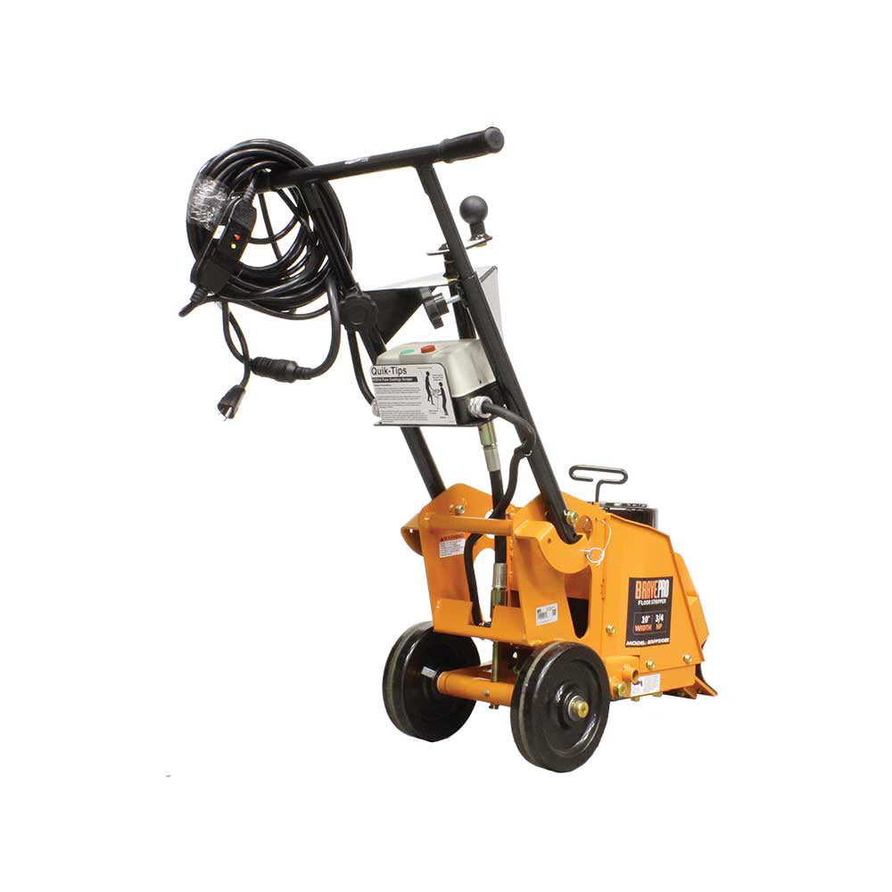 BravePro Floor Stripper, Heavy Duty, 10 In. Max Width, Electric Motor, Model BRPFS108E