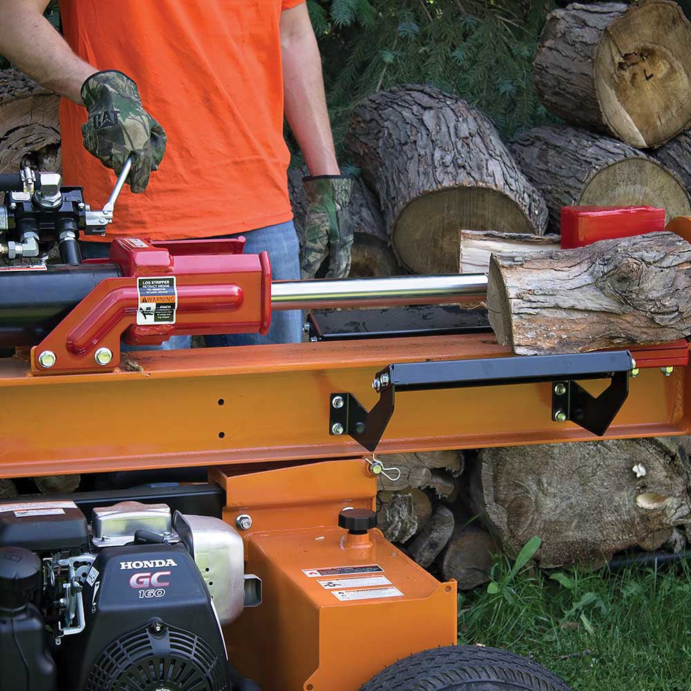 BRAVE Log Splitter, 24-Ton, Horizontal and Vertical, 3,500 PSI, Honda GC160, Model VH1724GC