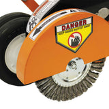 BravePro Crack Cleaner, 8 In. Wire Knot Brush, Honda GX120, Model BRPC105H