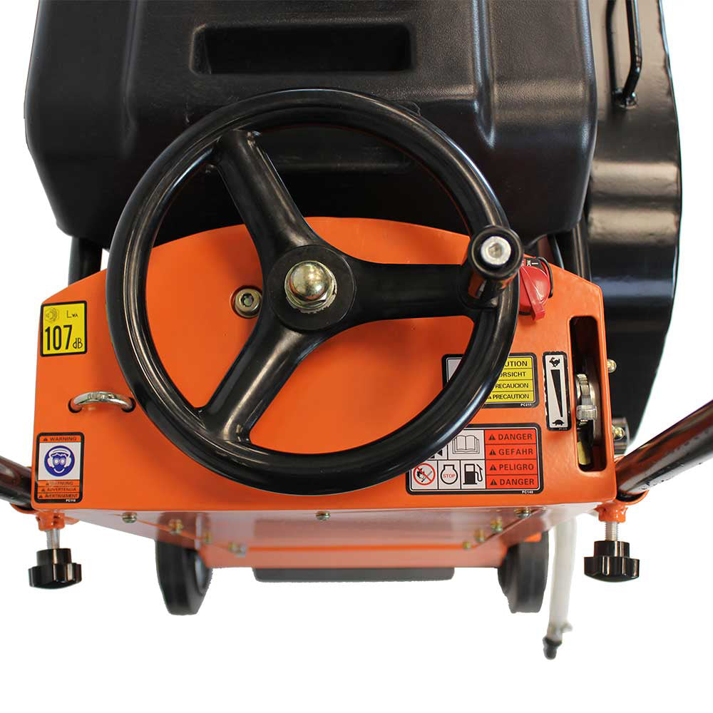BravePro Concrete Floor Saw, 14 In. to 20 In. Blade, 7.2 In. Cutting Depth, Honda GX390, Model BRPCS210H