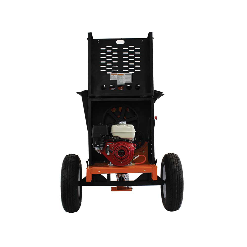 BravePro Mortar Mixer, 8 Cu. Ft. Poly Drum, Honda GX240, Model BRPMM208H