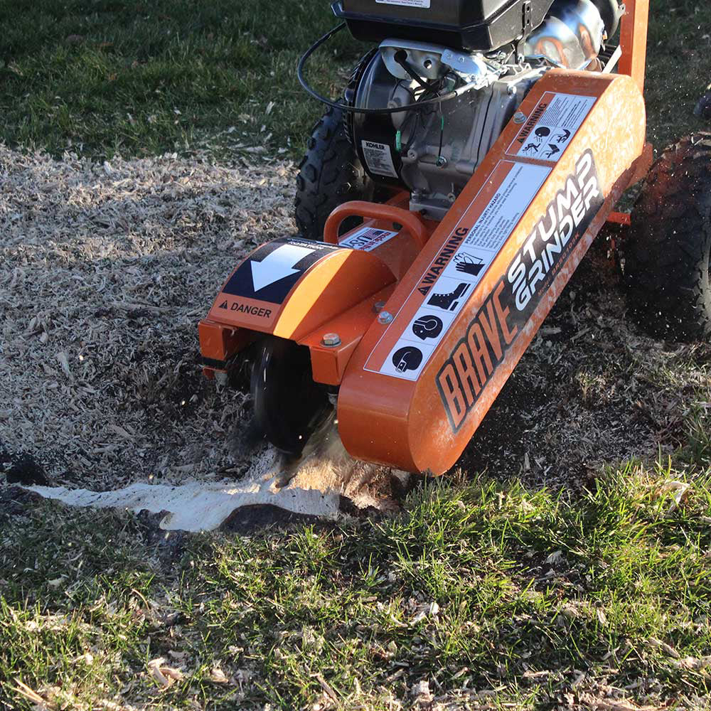 BRAVE Stump Grinder, 14 HP, Kohler Engine, Model BRSG105K