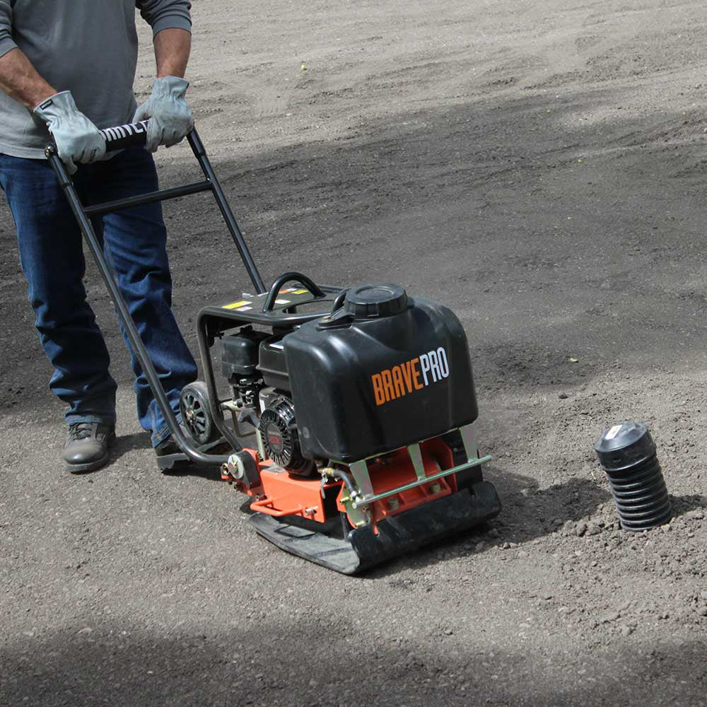 BravePro Forward Plate Compactor, 16 In. Plate, Honda GX160, Model BRPFP130H