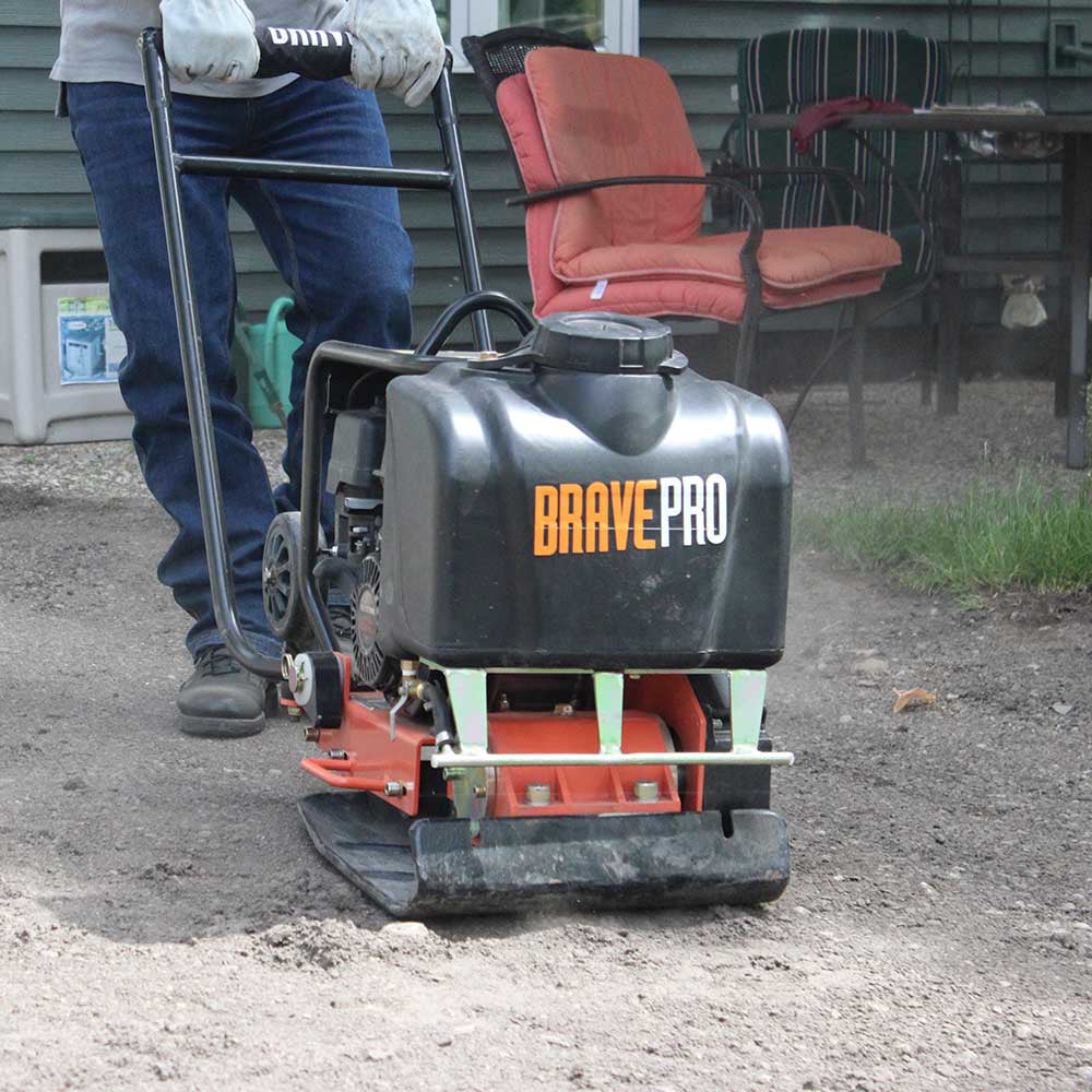 BravePro Forward Plate Compactor, 16 In. Plate, Honda GX160, Model BRPFP130H