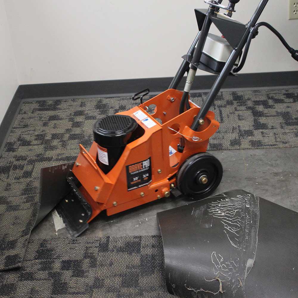 BravePro Floor Stripper, Heavy Duty, 10 In. Max Width, Electric Motor, Model BRPFS108E