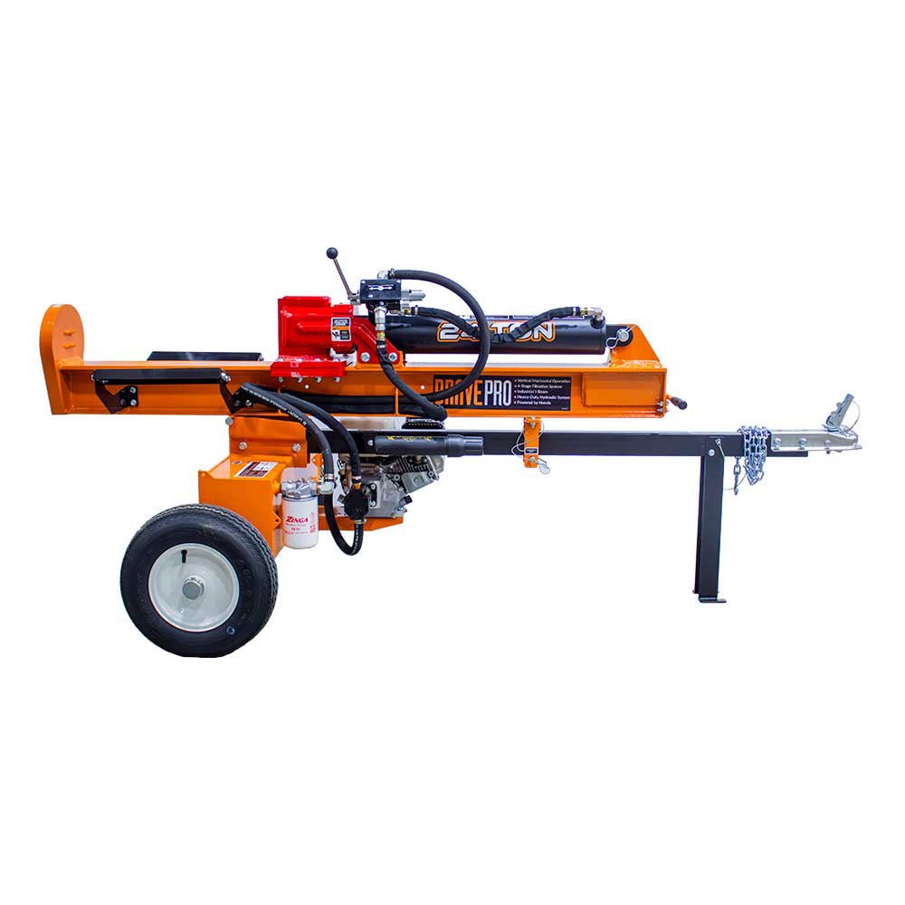 BravePro Log Splitter, 24-Ton, Horizontal and Vertical, 3,500 PSI, Honda GX160, Model VH1724GX