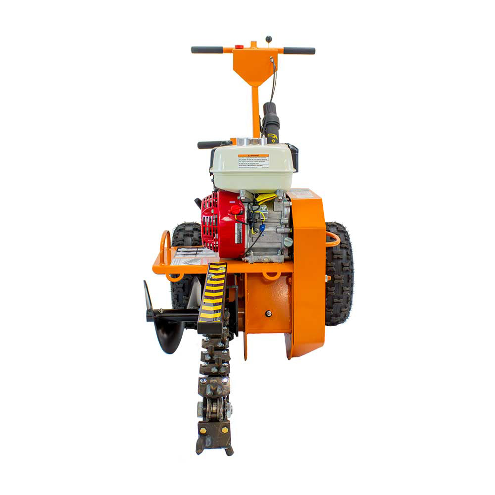 BravePro Trencher, 18 In. Shark Chain, Honda GX200, Model BRPT18