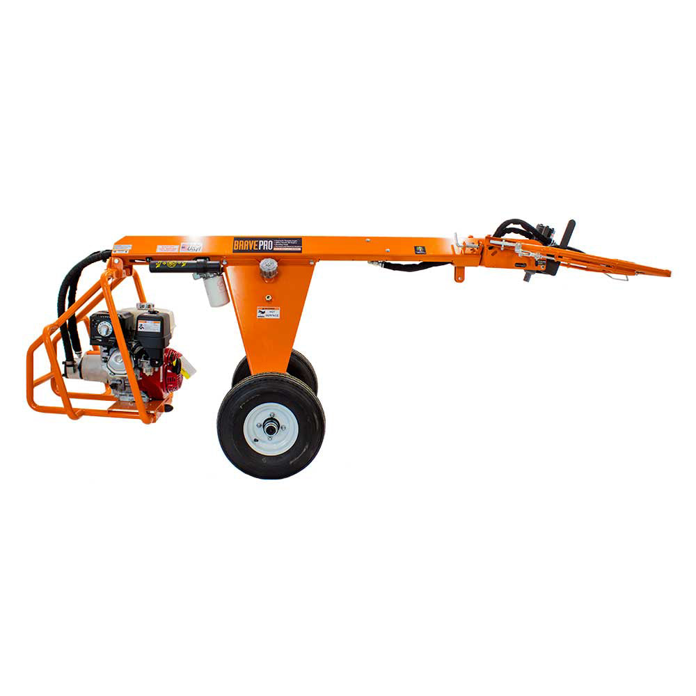 BravePro Towable Hydraulic Auger, 13 HP, 336 Ft. Lbs Torque, Honda GX390, Model BRPA385H