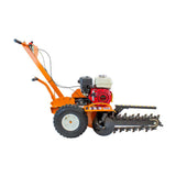 BravePro Trencher, 18 In. Shark Chain, Honda GX200, Model BRPT18