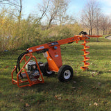 BravePro Towable Hydraulic Auger, 13 HP, 336 Ft. Lbs Torque, Honda GX390, Model BRPA385H
