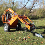 BravePro Towable Hydraulic Auger, 13 HP, 336 Ft. Lbs Torque, Honda GX390, Model BRPA385H