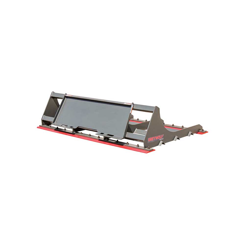 GREYWOLF Land Plane Skid Steer Attachment, 75-In. Wide, Bi-Directional Reversible Cutting Edges, Model 1073