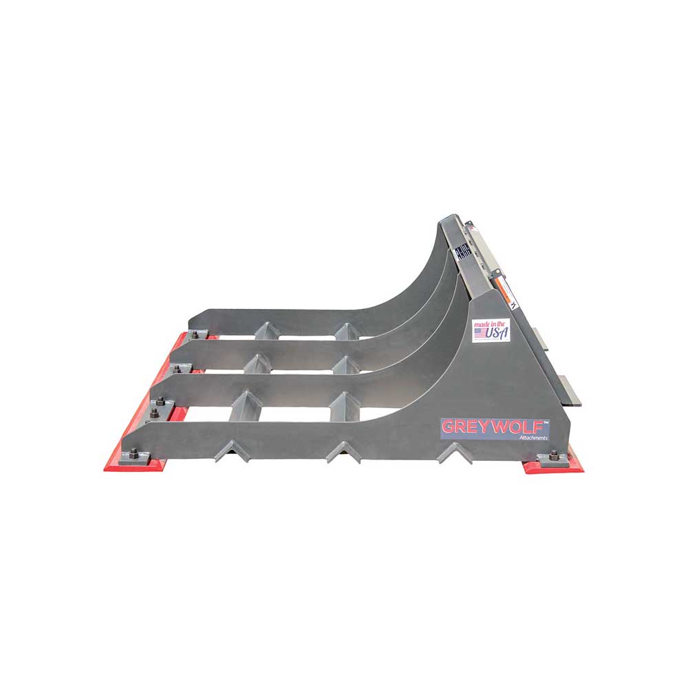 GREYWOLF Land Plane Skid Steer Attachment, 75-In. Wide, Bi-Directional Reversible Cutting Edges, Model 1073
