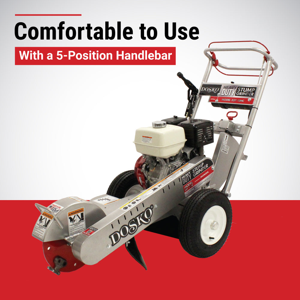 Dosko Stump Grinder 337-13HC - Side View